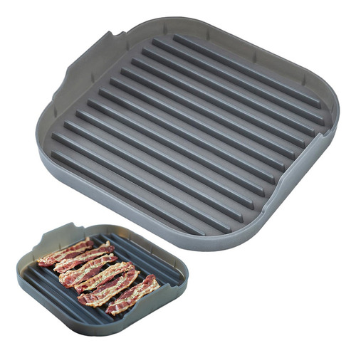 Bandeja De Silicone Para Bacon Para Micro-ondas,