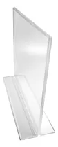 Comprar Porta Menú En Acrílico, 3mm Tamaño Carta Vertical (15 Pzas)