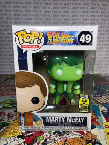 Funko Pop Marty Mcfly Plutonium Gitd Volver Al Futuro (Usado)