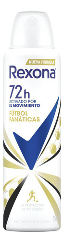 Antitranspirante en aerosol Rexona Antitranspirante Rexona Futbol Fanaticas Aerosol original 150 ml