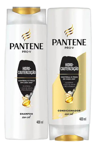 Kit Shampoo E Condicionador Pantene Hidro-cauterização 400ml
