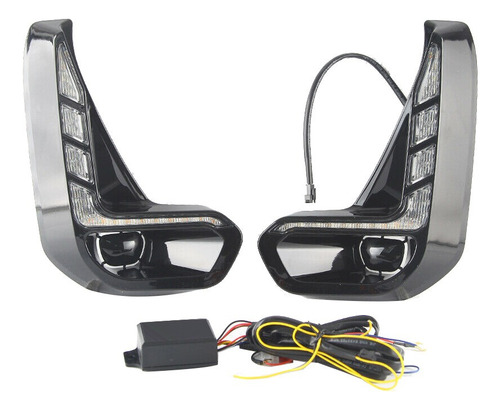 Para Toyota Hilux Revo 2020 2021 Led Drl Luz Diurna