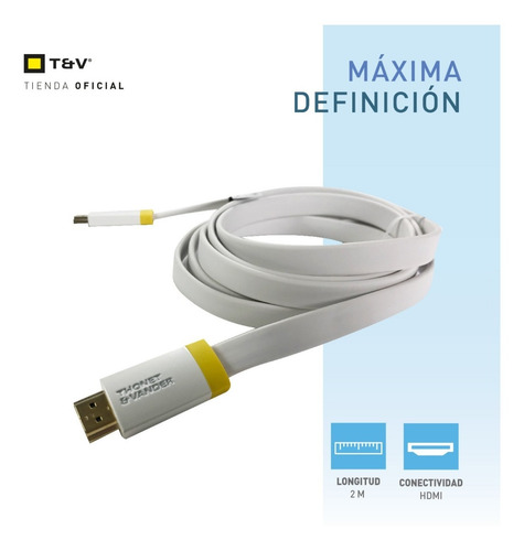 Cable Hdmi 4k Oro Thonet Vander 2 Mts Smart Tv O Playstation
