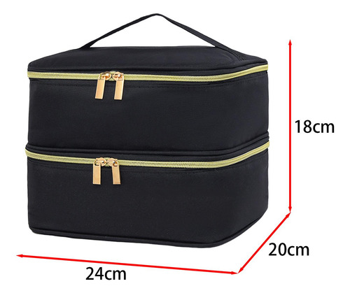 Bolsa De Almacenamiento De Esmalte De Uñas De 30 Rejillas,
