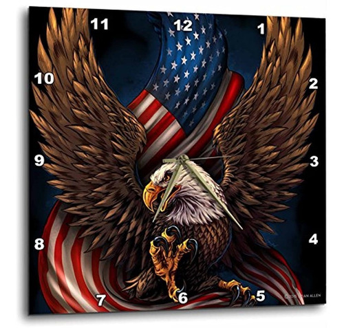 3drose America Bandera Aguila Americana Ilustracion  Agu