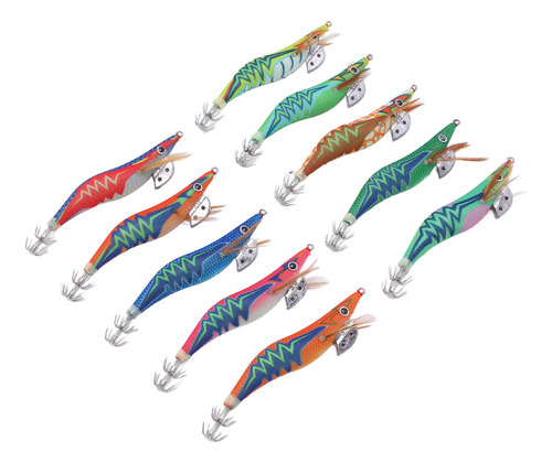 Señuelos De Pesca Artificiales Para Calamar, Cebos 3d Realis