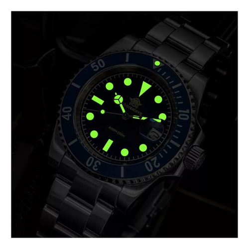 Reloj Addiesdive Ad2054 Hombre Plateado Desplegable