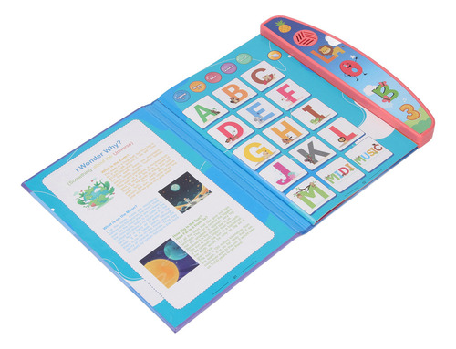 Libro De Sonido Educativo Rosa De Juguete Para Niños, Inglés