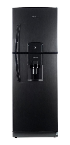 Heladera Patrick HPK151M11 black steel con freezer 388L 220V