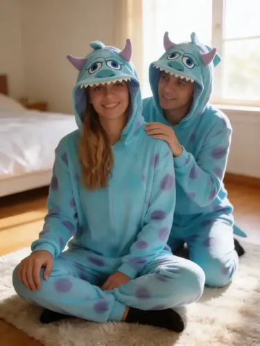 Pijama Kigurumi Sulley Monstros Sa Plush Adulto Quentinho