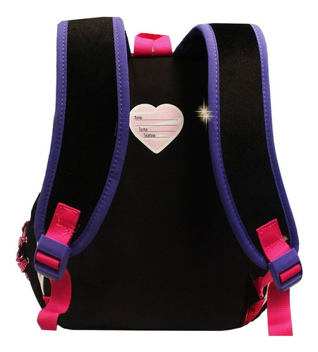 Mochila Escolar Infantil Monster High Rosa Costa Sestini