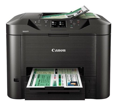 Impresora a color multifunción Canon Maxify MB5410 con wifi negra 100V/220V