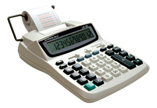 Calculadora De Mesa Com Bobina De Impressão Escritório Lp25