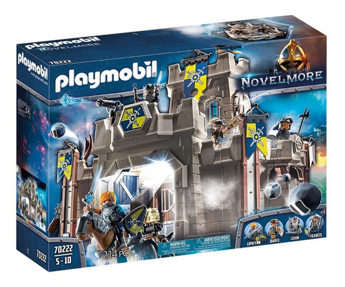 Figura Armable Playmobil Novelmore Fortaleza 214 Piezas 3+