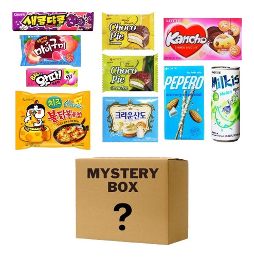 Paquete 10 Pz Dulces Y Snacks Coreanos