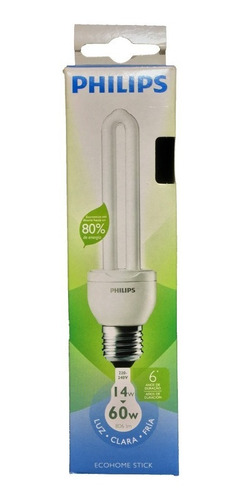 Philips Lámpara Bajo Consumo Luz Fria 14w Pack X6