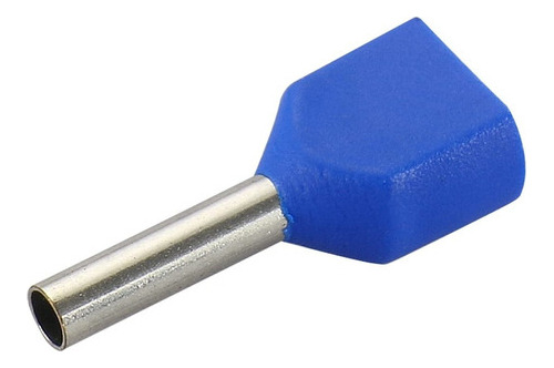 Kit 400x Terminal Tubular Ilhós Duplos 1,0 / 1,5 / 2,5 / 4mm