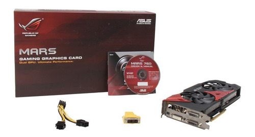 Placa De Video Asus Rog Mars Gtx 760 4gb Gddr5 512bits