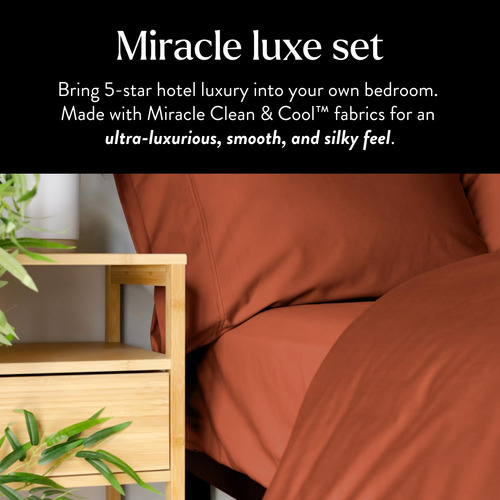 Juego De Sábanas Ajustadas Miracle Made Extra Luxe Cool It