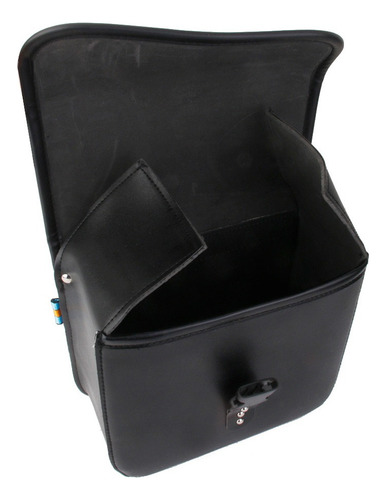 1 Par Alforjas Laterales Silla Cuero Pu For Motocicleta . Y