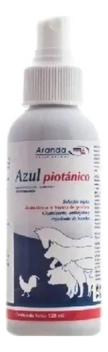 Azul Cicatrizante 120 Ml Desinfectante, Repelente Y Heridas 