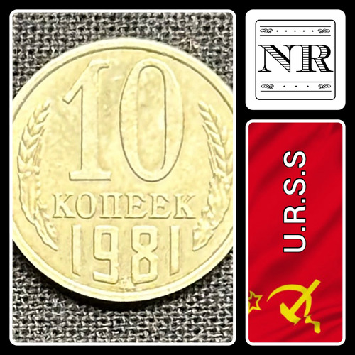 Rusia - 10 Kopeks - Año 1981 - Y #130 - Urss - Cccp
