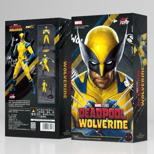 Action Figure Wolverine - Deadpool E Wolverine Filme Zd Toys