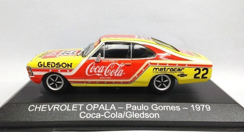 Imagem 2 de 7 de Miniatura Opala Stockcar 1979 Paulo Gomes Escala 1/43