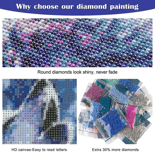 Kit De Pintura De Diamante 5d Wolf Diy Diamond Painting