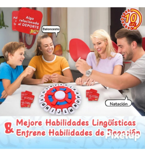 Juego De Mesa ¡basta! El Piensa Rápido Divertido