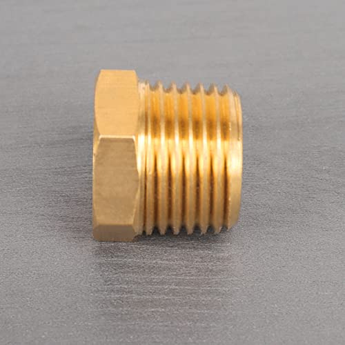 Adaptador De Tubo De Latón Winmien, Sin Reducción Hexagonal