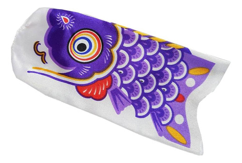 Bandera Decorativa Japonesa De Koi Sailfish 15cm Púrpura