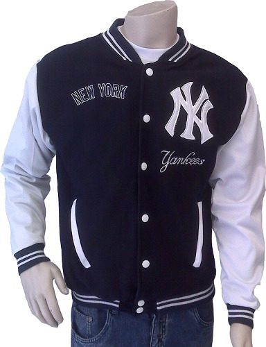 Chaqueta Beisbolera Tallas S M L Rf. New York Be-ab