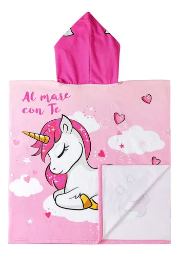 Novforth -toalla De Unicornio Con Capucha Para Piscina, Bano