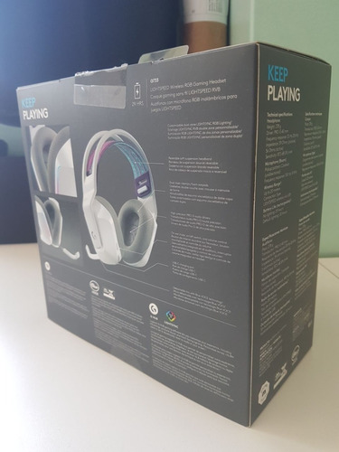 Imagen 5 de 5 de Auriculares Gamer Inalámbricos Logitech G733 Blanco Rgb