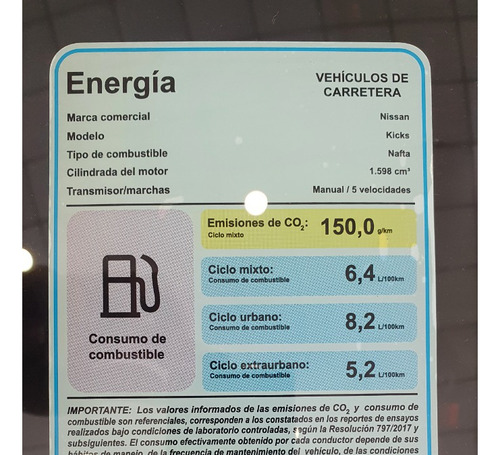 Nissan Kicks 1.6 Sense
