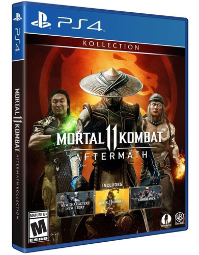 Mortal Kombat 11 Aftermath Kollection Ps4. Fisico. Sellado