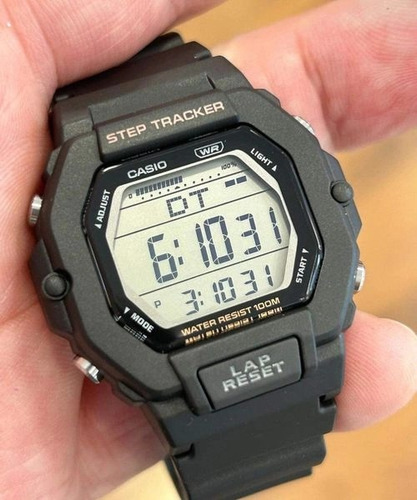 Reloj Mujer Casio Lws-2200h-1 Contador De Pasos Cronómetro
