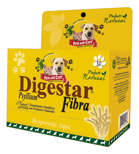 Digestar Fibra Para Perros Y Gatos Caja X 12 Sobres