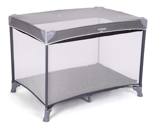 Imagem 4 de 5 de Berço Portátil Light 0 À 15 Kg - Cinza - Voyage