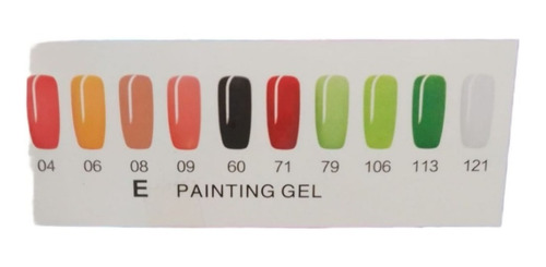 Mussa Gama E Painting Gel 12 Piezas