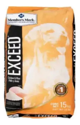 Alimento Para Perros Croquetas Exceed 15 Kg Msi