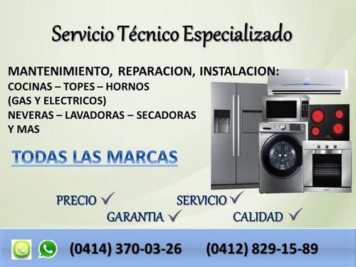 Servicio Tecnico De Horno Cocina Tope Teka Ariston Whirlpool