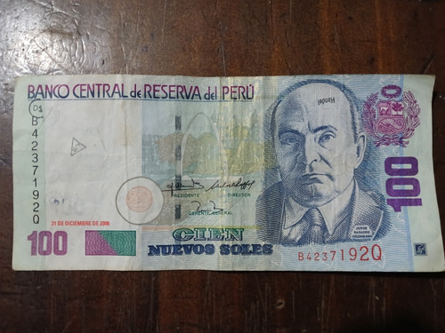 Billete De S/100.00 Del Año 2006