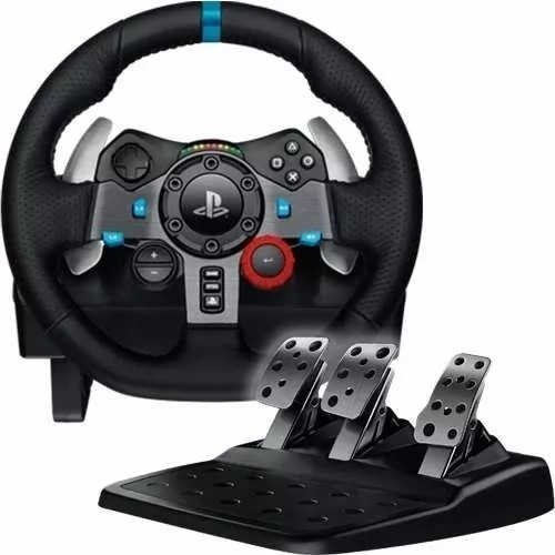 Imagen 1 de 10 de Simulador Logitech G29 Force Feedback Pedales Ps5 Ps4 Ps3 Pc