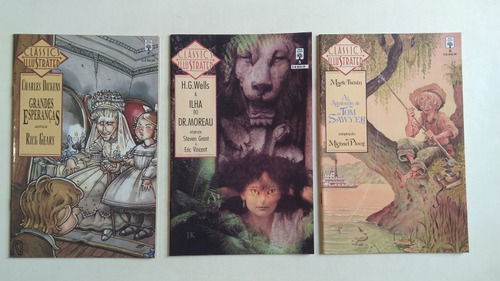 Hq Coleção Classics Illustrated Sete Volumes Perfeito Estado (Usado)