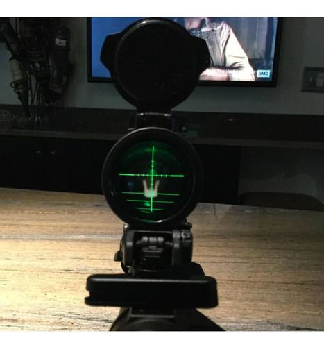 Imagen 8 de 10 de Mira Telescopica Rifles Pcp Caza Iluminada 3-9x40 Riel Rifle