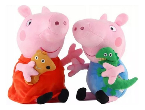 Kit Bonecos Peppa E George Pig Crecendo C/ Peppa Baby Brink