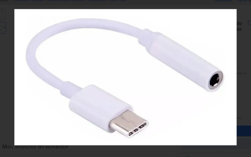 Imagem 2 de 3 de Adaptador Usb-c Para P2 - - Para Aula Online