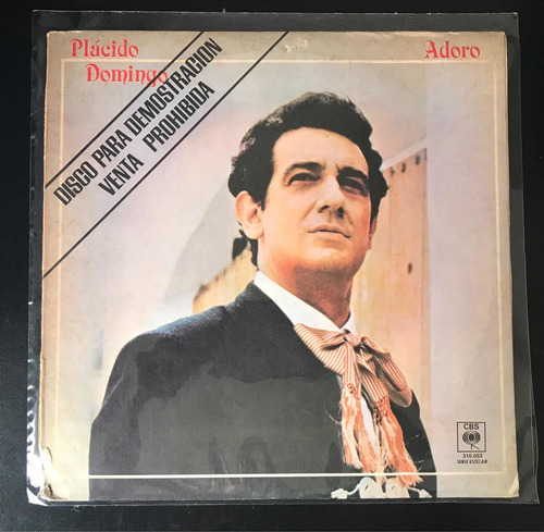 Vinilo Placido Domingo Adoro Che Discos